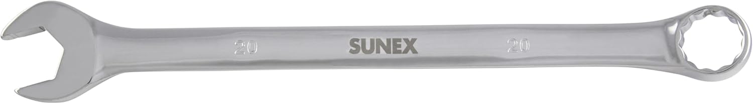 Sunex 991820MA 20mm Full Polish V-Groove Combination Wrench CRV