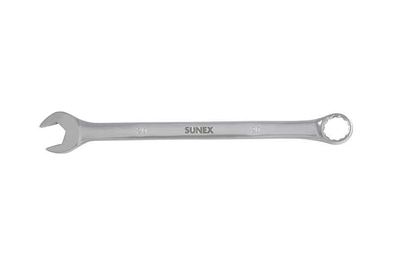 Chave combinada métrica 20 mm Sunex Tools 991820M em aço-liga CR-V com acabamento polido