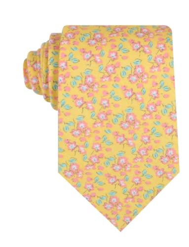 Image of OTAA Floral Necktie Casual Ties for Men - Perfect Neck Tie for Groomsmen Wedding Ties or Formal Occasions