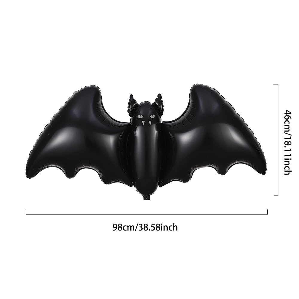 A Little Boo Is Almost Due Halloween Baby Shower Decorations Kit – Black & Silver Balloon Garland - View #8