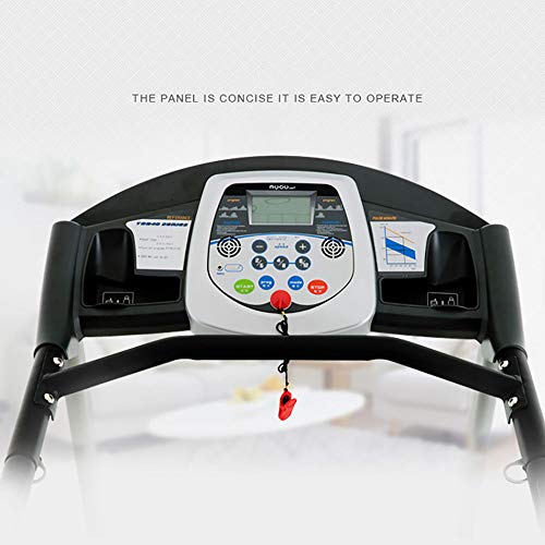 Image of Electric Motorised Folding Treadmill, Multi-Functional Silent Walker with LCD Screen and Safety Belt, Maximum Load 220 Lbs for Elderly /Men /Women