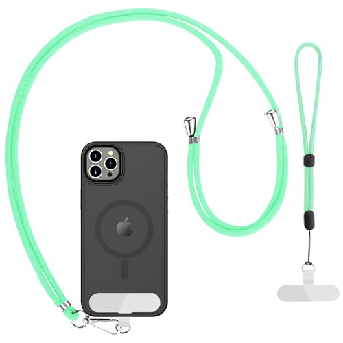 Cell Phone Lanyard 2 Pcs-1 Pcs 30"(Neck Strap×1)+8"(Wrist Strap×1) Black - Photo 91 sur 115