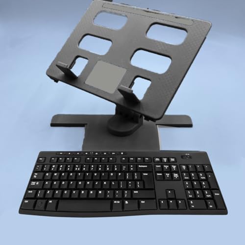 Base para laptop ajustable con rotación 360° y antideslizante miniatura 3