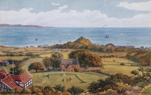 Lienzo decorativo para pared de paisaje vintage Criccieth Alfred Robert Quinton