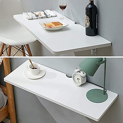 Table pliante murale JATIBOSH : bureau flottant compact pour petits espaces - 7