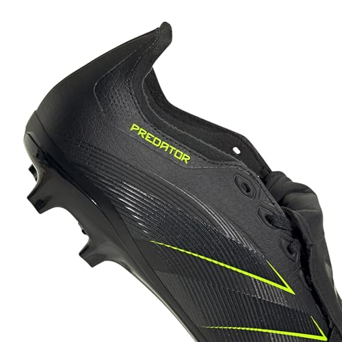 adidas Unisex League Fold-Over Tongue Firm Ground/Multi Ground, Black/Carbon/Lucid Lemon, 8.5 by adidas - Image 6