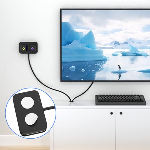 Image of PC Power Button, Desktop Computer External PC Power Supply Switch for Computer Motherboard (Acrylic)