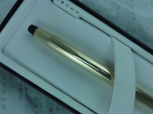 Bolígrafo Rollerball Cross Century Oro 10k Made in USA miniatura 4