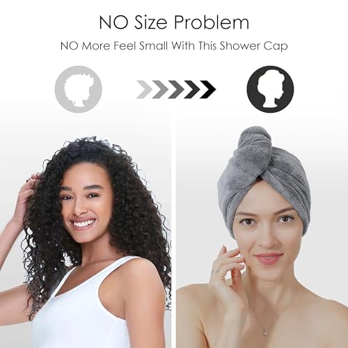 Tenstars 5 Pack Thicken Microfiber Hair Towel Wrap For Women thumb #4