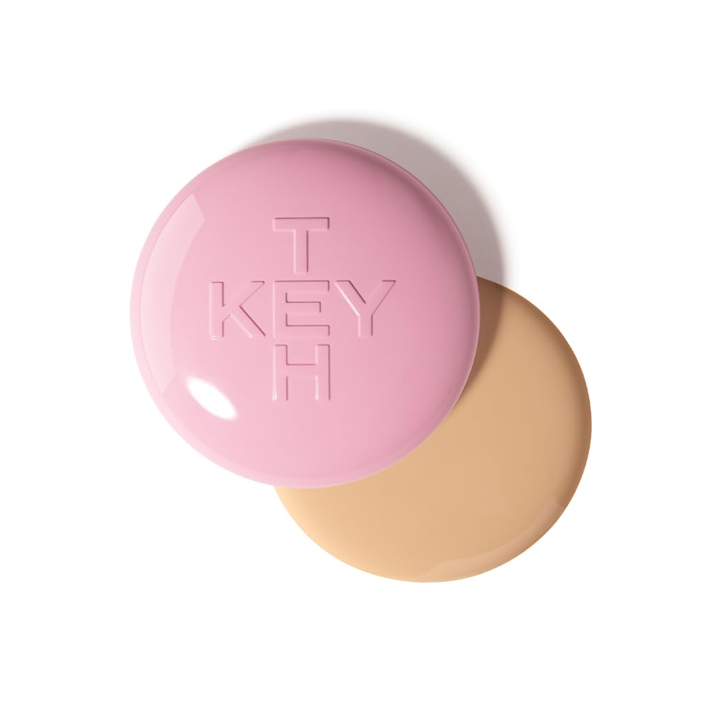 KEYTH PINK MAGNET CUSHION #02 LIGHT BEIGE (15G, 0.52 OZ.) / Magnetic Adherence, Dewy Radiance, 78% moisture essence, Glow Film Complex, Skin Film