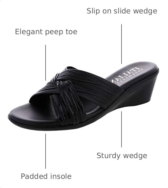 Image of ITALIAN Shoemakers Women's Saylor Wedge Sandal