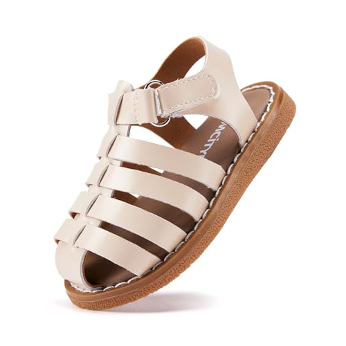 Image of BMCiTYBM Baby Boy Girl Closed Toe Sandals Infant Summer First Walking Shoes Non-Slip Fisherman Sandals 6 9 12 18 24 Months