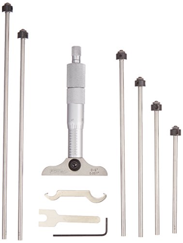 Fowler 52-225-112-0, Vernier Depth Micrometer with 0-6