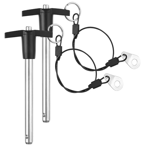 Goupilles à dégagement rapide en acier inoxydable, axe de blocage ergonomique de 80 mm