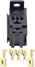 CENPEK 5 Pack 30A 5 Pin Relè Connettore Presa con Terminali Auto Camion Veicolo Relè Case Holder