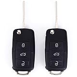 Hamimelon 2 Stück 3 Tasten Schlüssel Gehäuse Klappschlüssel Case Rohling bei Surepromise aus Deutschland Ersatz