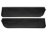 Black Deluxe Padded Sunvisors Left Right Pair 1961-66 Pickup Truck F-Series 100 250 350