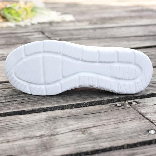 Women's Soft Sole Mesh Comfort Orthopedic Sneakers with Arch Support Non-Slip Breathable Low Top Lace Up Walking Shoes Diabetic & Nurse Shoes4