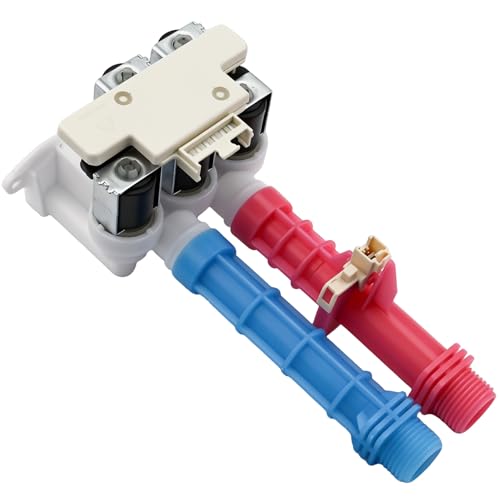 5304528029 5304514790 Washer Water Inlet Valve Compatible with Frigidaire Electrolux Kenmore Washing Replace 5304522534 5304514791 AP7014477 PS16544354 AP6784032 28057910 5 Solenoid 5 Outlets