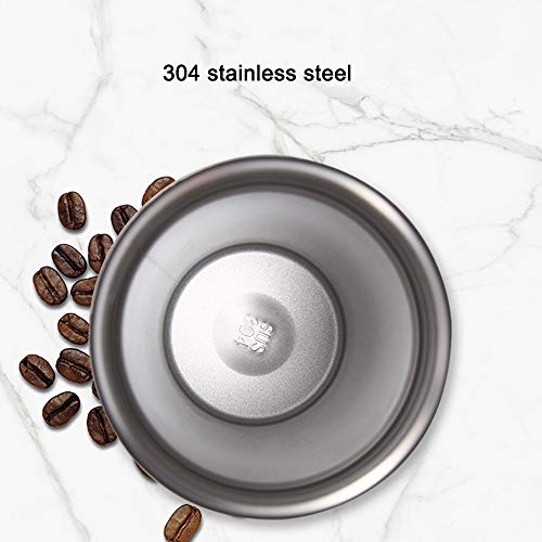 Heerda Taza de café, de acero inoxidable, para viajes, con tapa a prueba de fugas, térmica, con aislamiento de doble… - Imagen 3