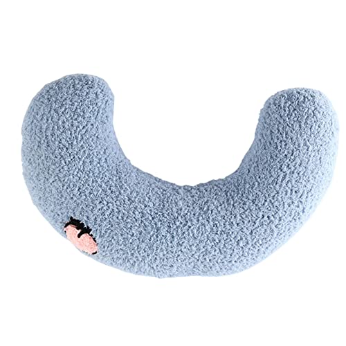 A/A Halbes Krapfen-Katzen-und Hundekissen Kissen | Haustierbett für Katzen oder kleine Hunde,Ultraweiches, Flauschiges Haustier-Beruhigungsspielzeug für kleine, mittelgroße Katzenkätzchen