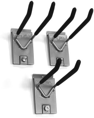 Proslat 13010 Double 8-Inch Locking Hooks Designed for Proslat PVC Slatwall, 3-Pack