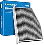 PHILTOP Cabin Air Filter, Replacement for CF10373, Jetta, Passat, Tiguan, Beetle, Golf, CC, Rabbit, GTI, R32, A3, A3 Quattro, Q3, TT, Premium Cabin Filter with Activated Carbon, Pack of 1