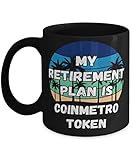 My Retireman Plan is Coinmetro Token Coffee Mug 11oz, black