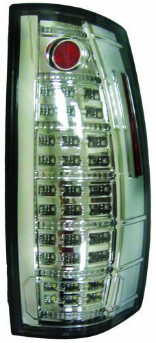 IPCW LEDT-612C Crystal Clear Fiber Optic & LED Tail Lamp with LED Reverse (Except Hybrid) - Pair
