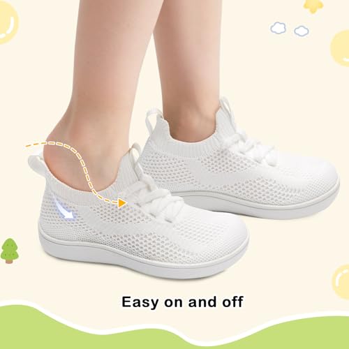 LeIsfIt Toddler Shoes Boys Girls Wide Slip on Shoes Kids Barefoot Sneakers Breathable Tennis Shoe Non-Slip Zero Drop Minimalist Sneakers3
