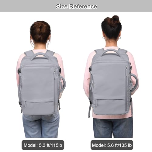 Image of Sinaliy Travel Backpack for Men and Women, 17 Inch Laptop Backpack
