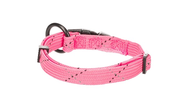 Hundehalsband Puppy Dolly Taupe – Verstellbar (30–45 Cm), Reflektierend, Aus Nylon