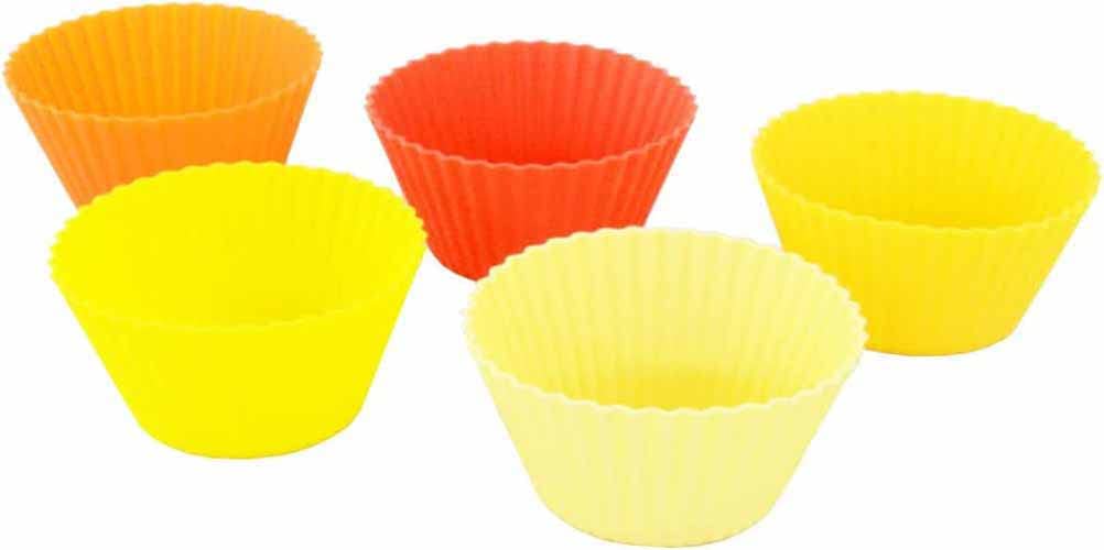 Amazon｜逸品社 カップ シリコン 5個セット ラウンド 電子レンジ 食洗