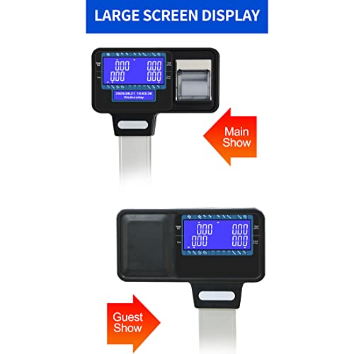 Báscula Comercial Electrónica con Impresora y Display Dual miniatura 5