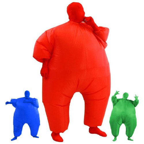 AirSuits Costume de gros gonflable - soirée déguisée u0096 Rouge