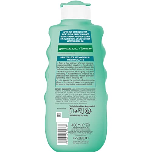 Garnier Ambre Solaire Hydrating Soothing After Sun Lotion, 400ml RCB