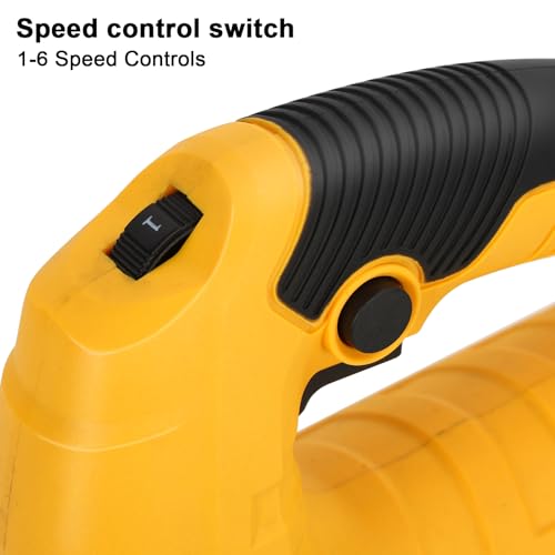 joukares Jig Saw, 710W Corded Electric Jig Saw Tool, 10 Blades,3000RPM/Min,6 Variable Speeds,4 Guide Roller Setting,Bevel Cutting 0 to 45¡ã, Corded Jigsaw for Wood and Metal Cutting Yellow 8 joukares Jig Saw, 710W Corded Electric Jig Saw Tool, 10 Blades,3000RPM/Min,6 Variable Speeds,4 Guide Roller Setting,Bevel Cutting 0 to 45¡ã, Corded Jigsaw for Wood and Metal Cutting Yellow - Image 8