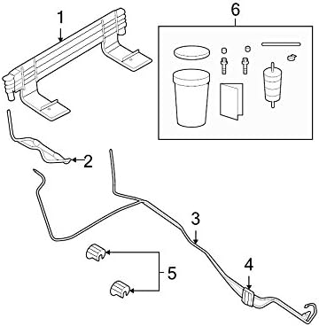 Ford 6L3Z-7C410-AA - TUBE - OIL COOLER