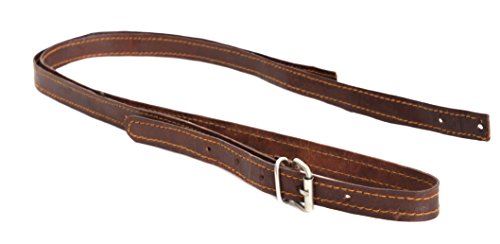Gusti Leder nature Correa de Cuero Tira de Cuero Repuesto para Bandolera Bricolaje Manualidades Piel de Cabra Auténtica Marrón T5 Cover