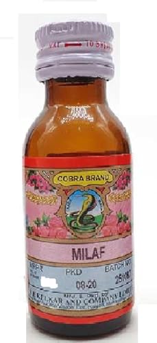 COBRA BRAND MILAF Attar Perfume/Natural High QualityReal And Long Lasting Attar, 0% Alcohol Attar For Man25ML 1PACK*H.M.HERBAL WORLD