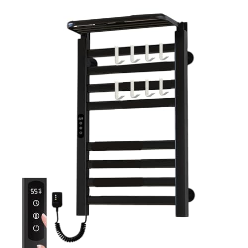 Sèche-Serviettes électrique 200W à Affichage Tactile LED - 2