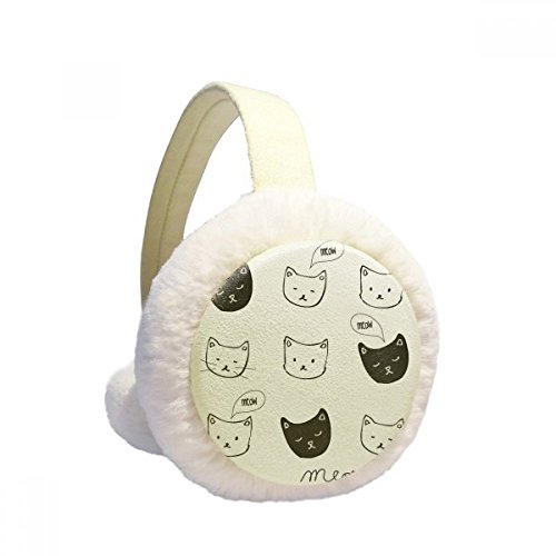 Orejeras de invierno evita oídos fríos felpa gato plegable