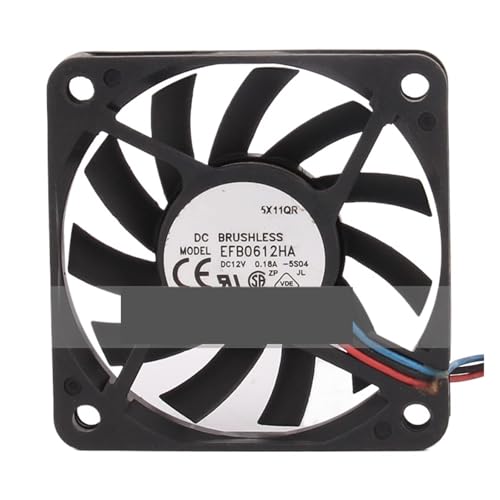 Refroidisseur EFB0612HA DC 12V 0.18A | Mini ventilateur extracteur d'air 6cm