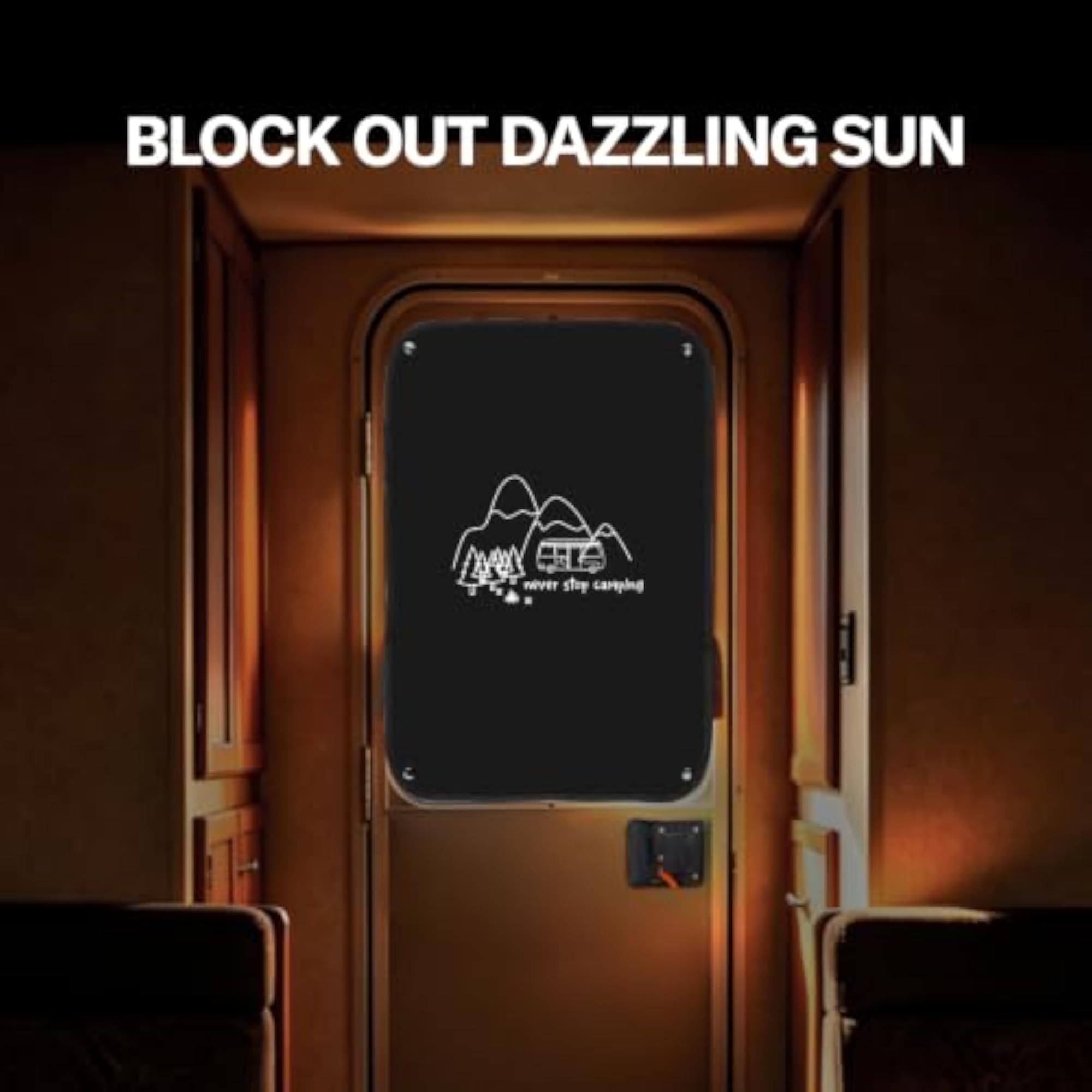 RV Door Window Shade, 16 Inch X 24.75 Inch, Privacy Protector