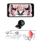 Casoda 2022 Latest Wireless Baby Car Camera Crystal Clear View Infant in Rear Facing Back Seat with...