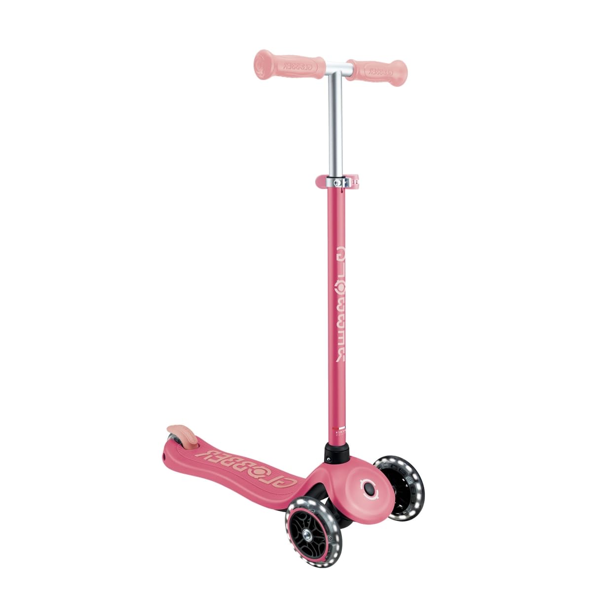 Globber - Primo Plus Glow Lights - Trottinette 3 Roues Lumineuse et Fluorescente, dès 3 Ans