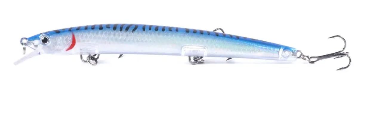 Long Jerk Pescasubito Mackerel Spinning Spigola Serra Barracuda Pesca Mare Esca Artificiale