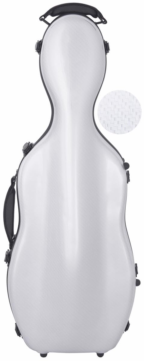 Custodia per Viola Fiberglass 38-43 Ultra Light special argento M-case + borsa musicale