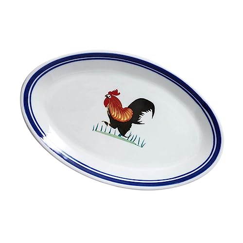 Cabilock 1 Plato De Para Restaurante Plato De Aperitivos Olla Caliente Plato De Pescado Bandejas Para Comida Plato De Barbacoa Bandeja Decorativa Cuenco Para Servir Frutas