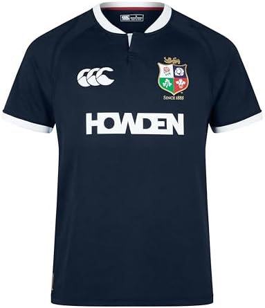 Canterbury British & Irish Lions Replica Trikot – Unisex, Standard-Passform, Jacquard-Stoff, Für Fans & Training